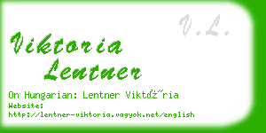 viktoria lentner business card